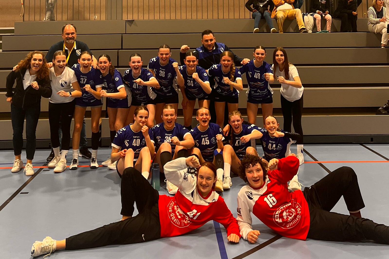 TUS Steißlingen Abteilung Handball Weibliche B-Jugend qualifiziert sich für die BWOL